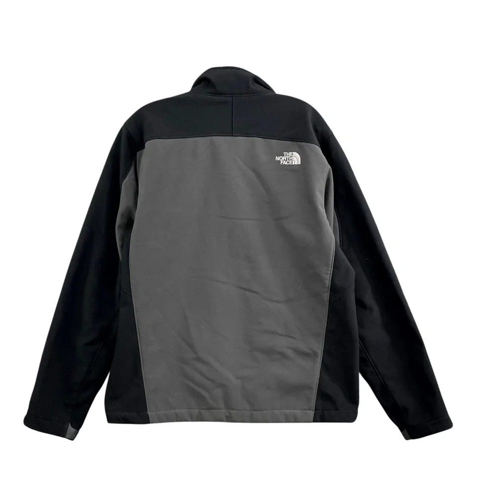 The North Face Jacket Mens Medium Black Gray Camping Hiking Performance Surf